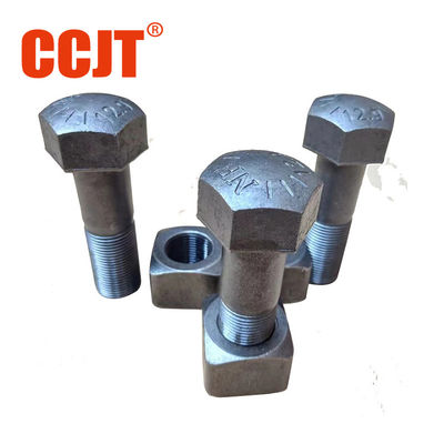 Heavy Duty Excavator Track Bolts Forging Casting 12.9 Plow Bolt Nut PC300/ PC400/ D65/ D85/ D155/ D355/ D375/ D275