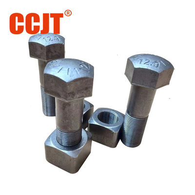 Excavator And Bulldozer Track Chain Bolt And Nut Excavator Track Bolts