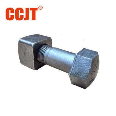Bulldozer Excavator Track Shoe Bolts And Nuts 12.9 Level Forging Casting