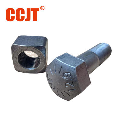 12.9 Grade Bolt For Excavator Track Shoe Bolt Nut Track Roller Bolt