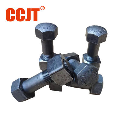 Excavator Bulldozer Loader Truck Segment Plow Bolts And Nuts Excavator Track Bolts