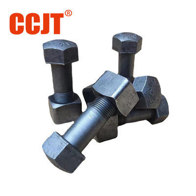 12.9 Grade 40Cr Track Bolt and Nut 9W3361 & 9W3619 Excavator Track Shoe Bolts and Nuts M20 for E320