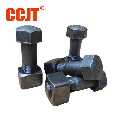 Customize 3/4"-16UNFX56 Cr40 Excavator Track Bolts / Plow Bolt 826/00303 For JCB Bucket Teeth