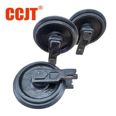 Front Track Idler Assembly For Excavator Jcb Wheel Bulldozer Parts Rubber Idler Js220 Pc20 Pc60 Pc200 Pc300 Ex120-2