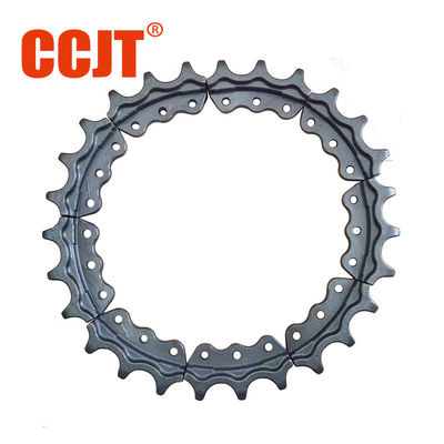 Undercarriage Parts Mini Excavator Sprocket Excavator Chain Sprocket Single / Double Flange