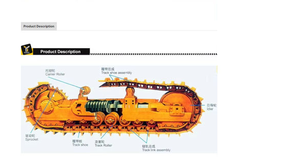 Construction Machine Excavator Track Sprocket Track Chain Link Drive Sprocket Gear