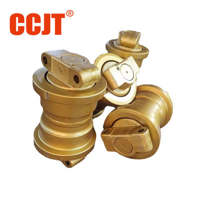 Mini Excavator Parts Track Bottom Roller Double e200b Pc200 D6r Ihi Dozer Rubber Alloy Steel Assembly