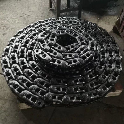 Heavy Duty Track Links For Pallet Package Black Coating Construction