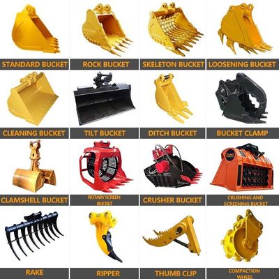 20t 30t Extreme Heavy Duty Rock Excavator Digging Bucket For Mining And Quarry