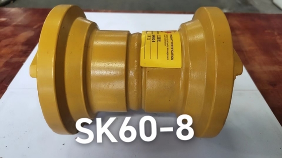 Excavator Track Rollers SK60-8 Standard Dimension Double Flange