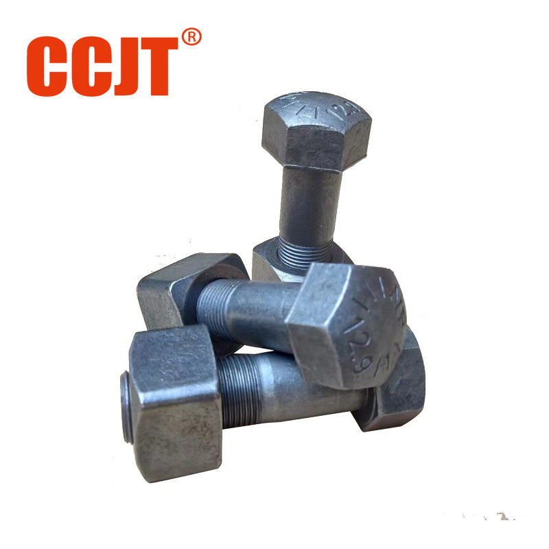 Strength Carbon Steel Plow Excavator Track Bolts For PC300/ PC400/ D65/ D85/ D155/ D355/ D375/ D275