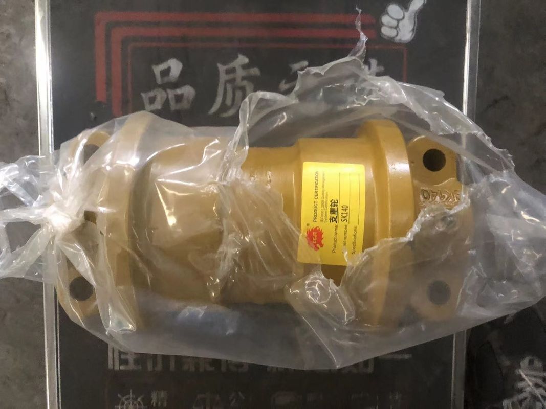 Forged Excavator Track Roller Single / Double Flange